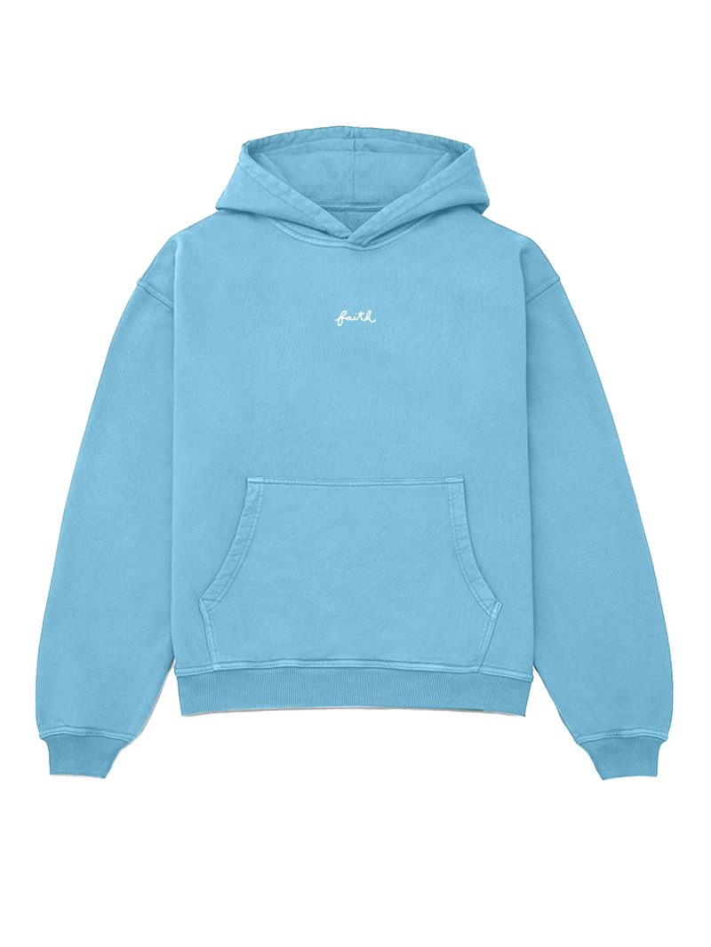 Child of God Graphic Hoodie — Blue