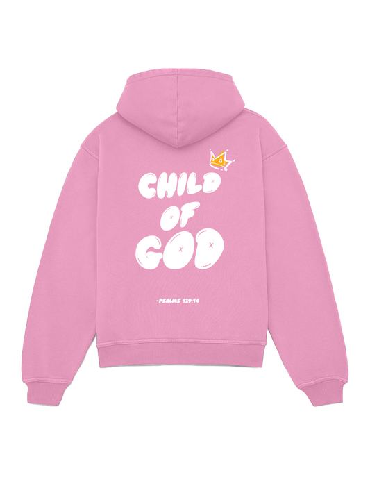 Child of God Graphic Hoodie — Pink