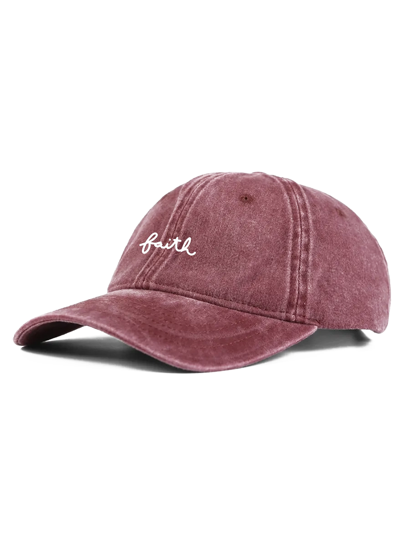 Vintage Dad Hat — Maroon