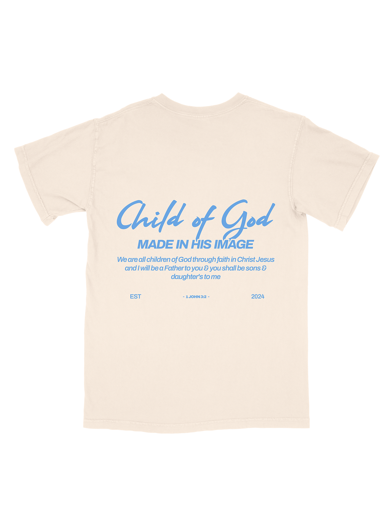 Child of God Graphic Tee — Creme