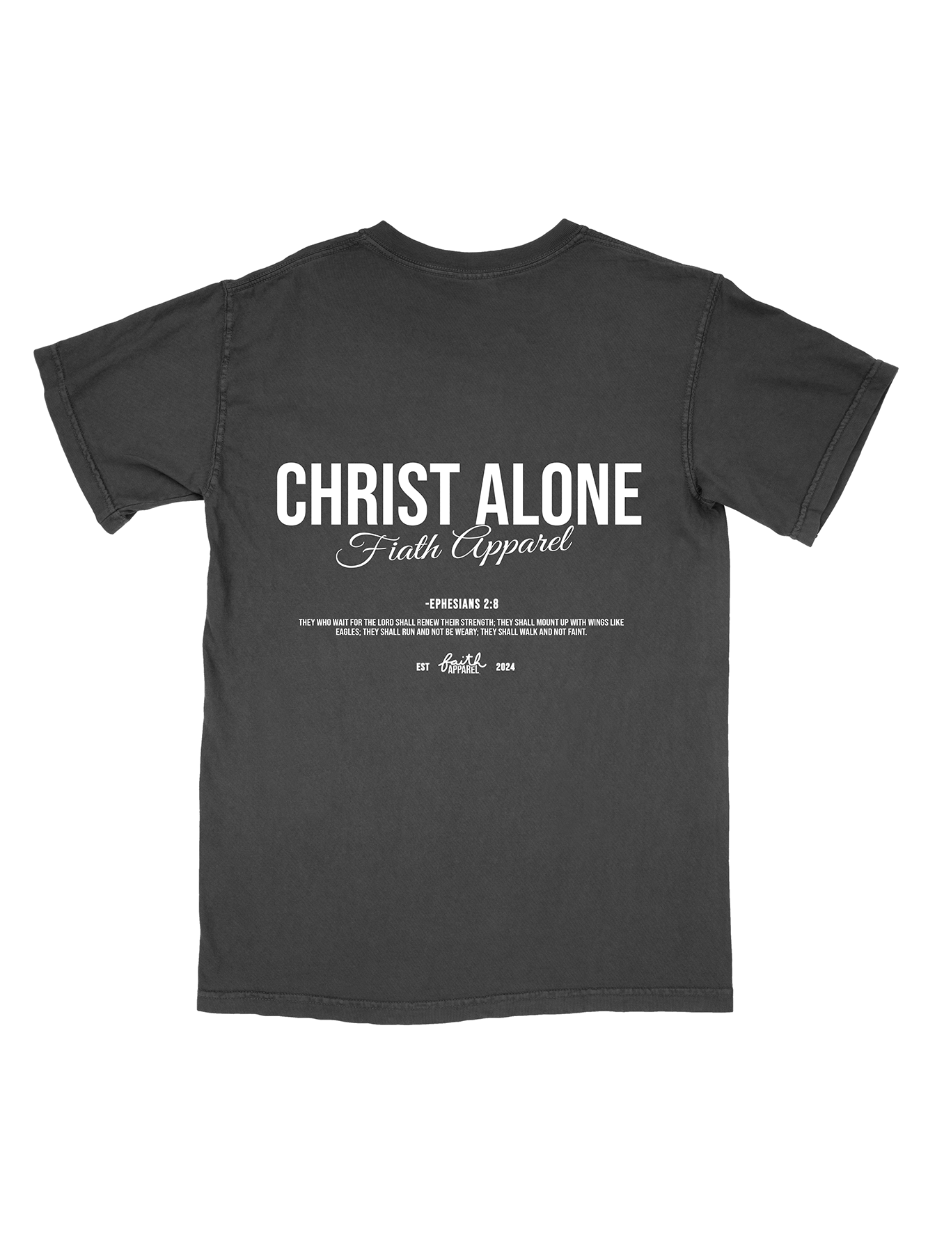 Christ Alone Graphic Tee — Shadow