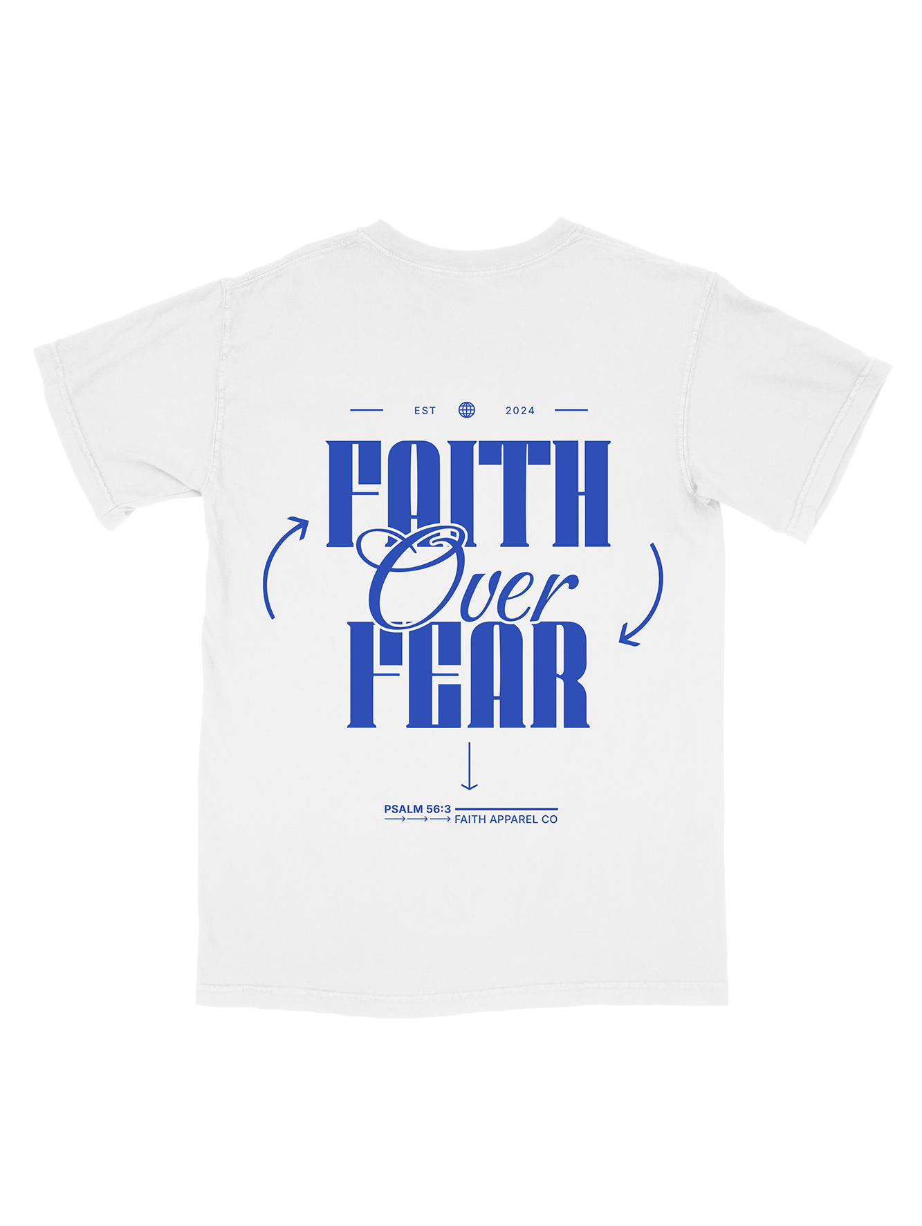 Faith Over Fear Graphic Tee — White