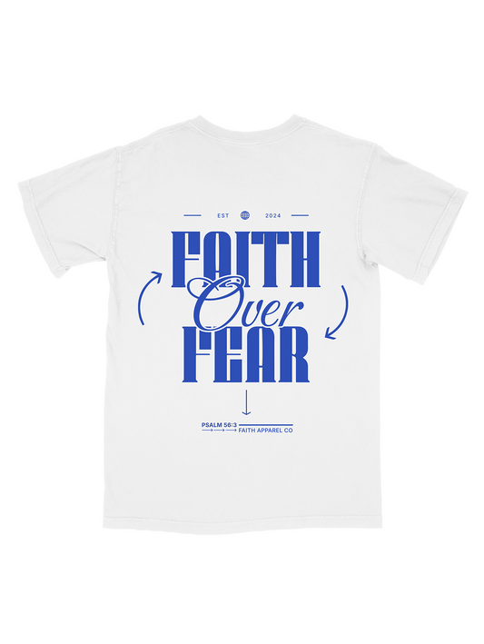 Faith Over Fear Graphic Tee — White