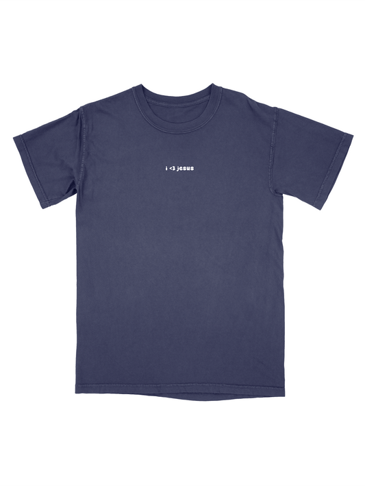 I <3 Jesus Tee — Navy