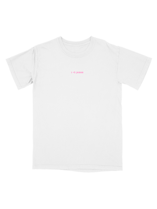 I <3 Jesus Tee — Pink