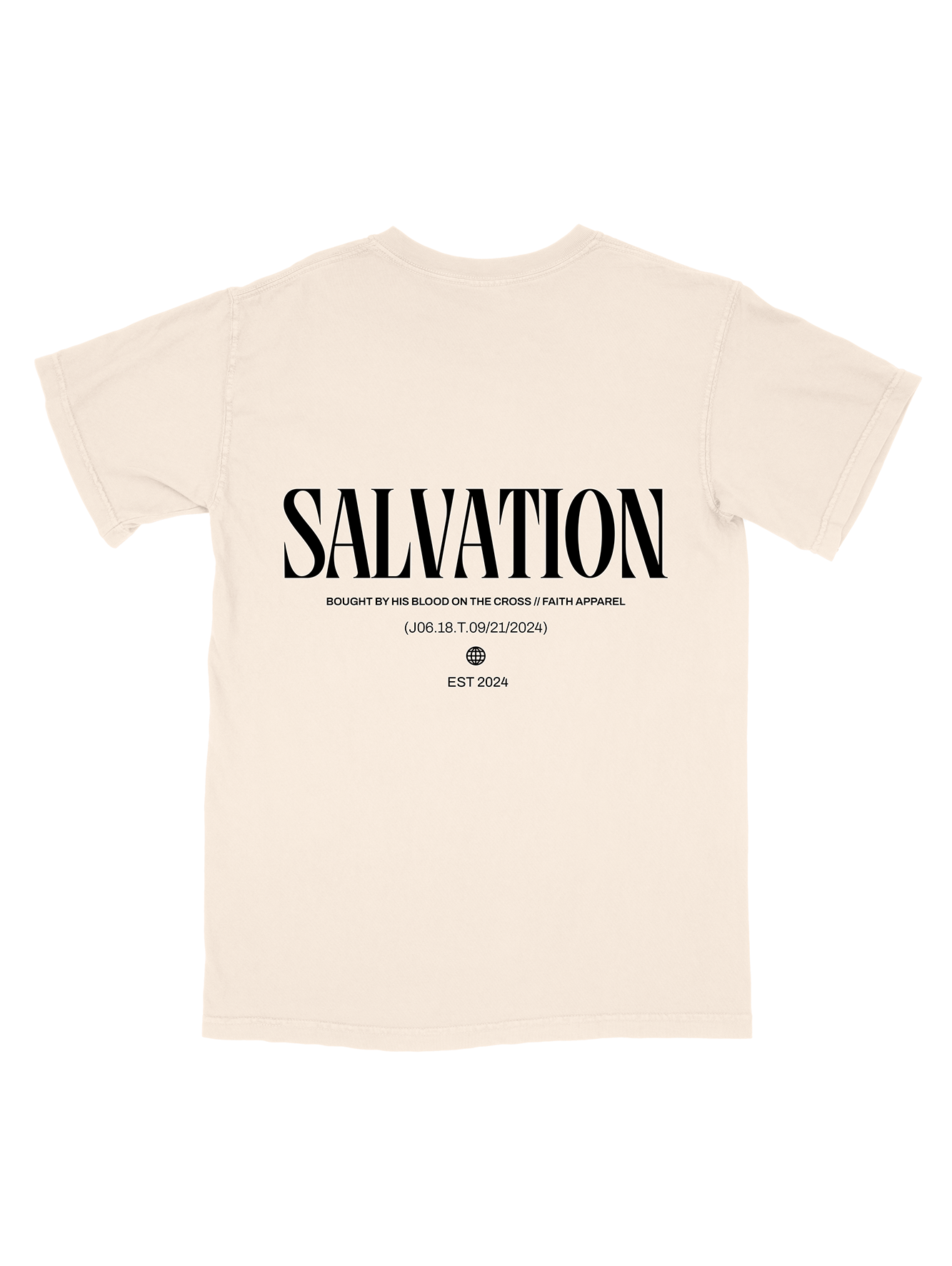 Salvation Graphic Tee — Creme